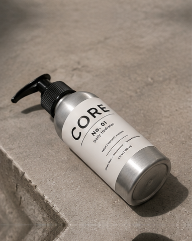 CORE No. 01 bottle lying horizontal